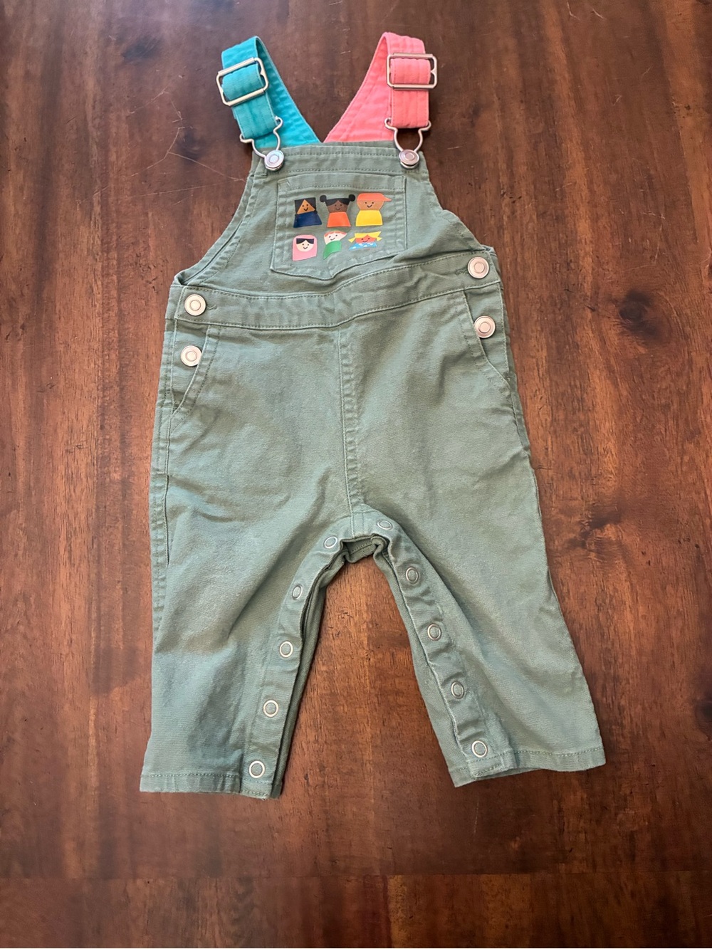 Christian Robinson x Target Overalls 6-9 Months Baby Kids Green Girls